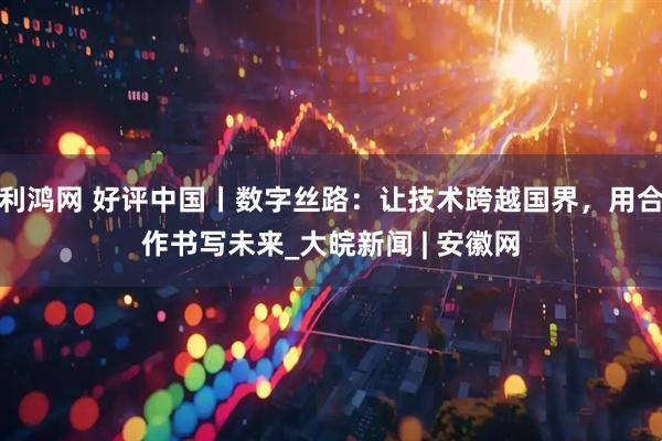 利鸿网 好评中国丨数字丝路：让技术跨越国界，用合作书写未来_大皖新闻 | 安徽网
