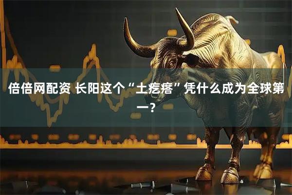 倍倍网配资 长阳这个“土疙瘩”凭什么成为全球第一?